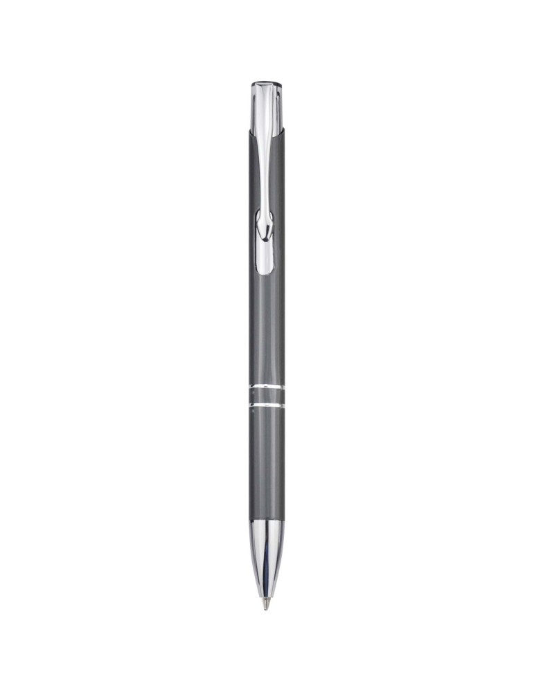 Stylo bille en aluminium recyclé Moneta (encre bleue)