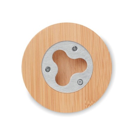Décapsuleur Éco-responsable en Bambou Personnalisé DAKAI Matières : bambou Couleurs : bois personnalisable avec votre logo