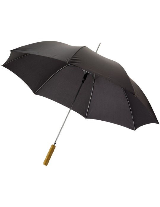 Parapluie 23" à ouverture automatique avec poignée en bois Lisa