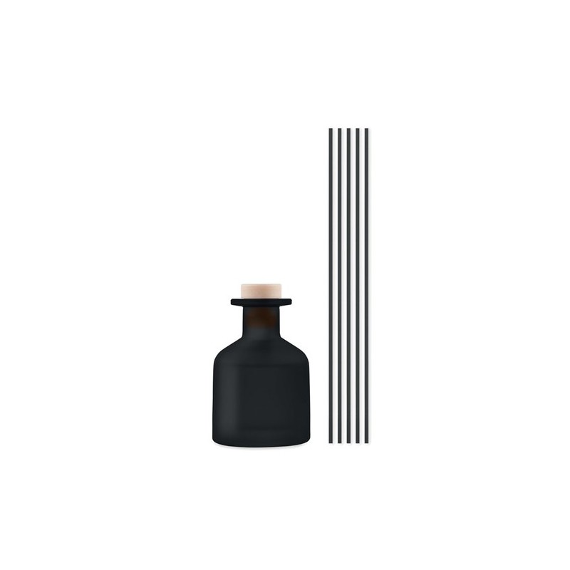 Diffuseur de parfum d'ambiance personnalisé KAORI Matières : verre Couleurs : noir personnalisable avec votre logo
