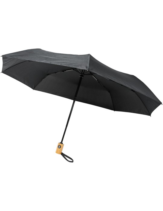 Parapluie en RPET pliable 21" à ouverture/fermeture automatique Bo