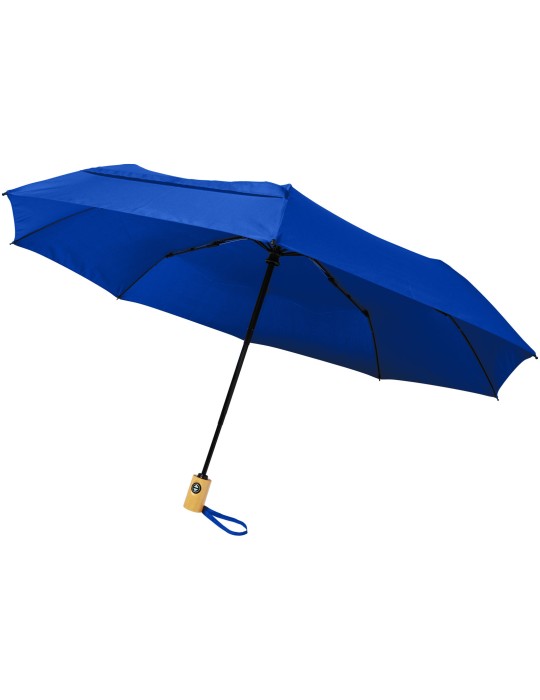 Parapluie en RPET pliable 21" à ouverture/fermeture automatique Bo