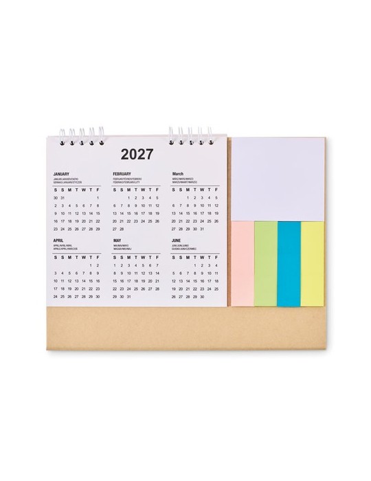 CALENDOO Calendrier de bureau avec mémo