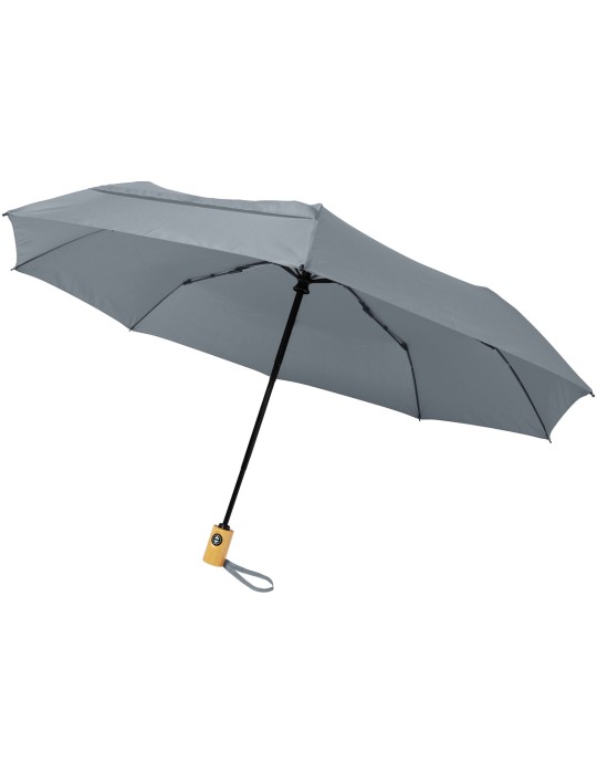 Parapluie en RPET pliable 21" à ouverture/fermeture automatique Bo
