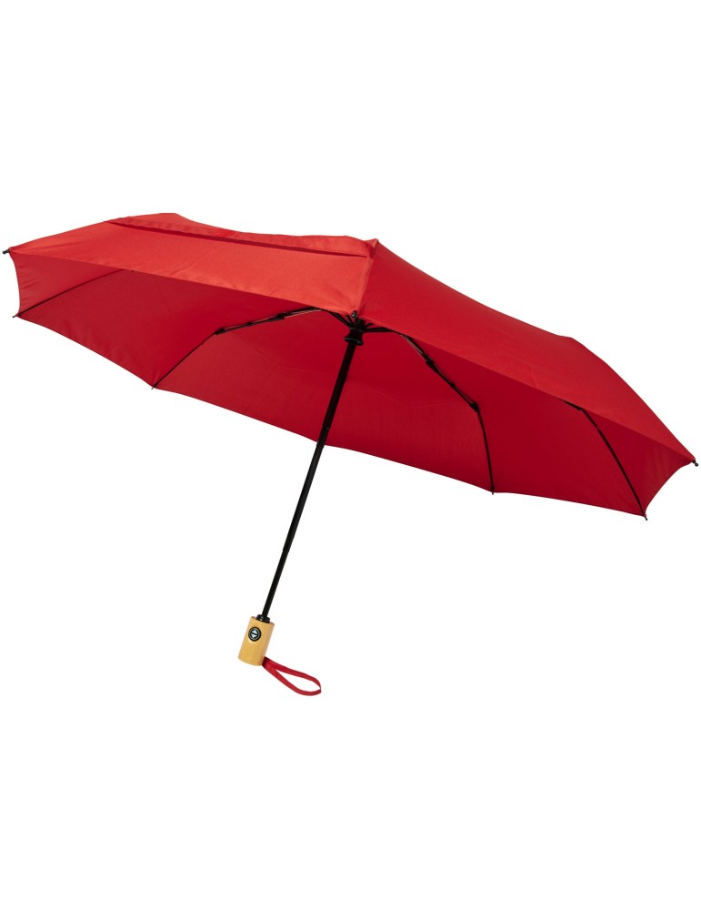 Parapluie en RPET pliable 21" à ouverture/fermeture automatique Bo