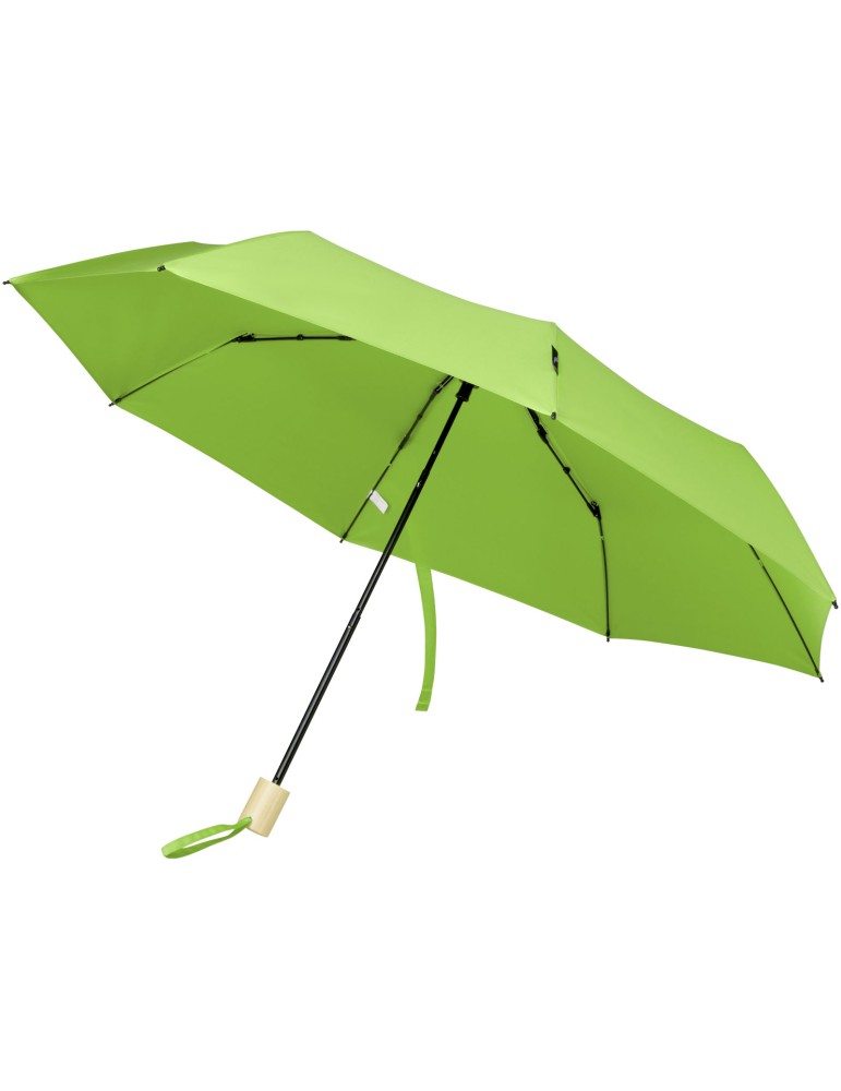 Parapluie 21" pliable windproof en PET recyclé Birgit