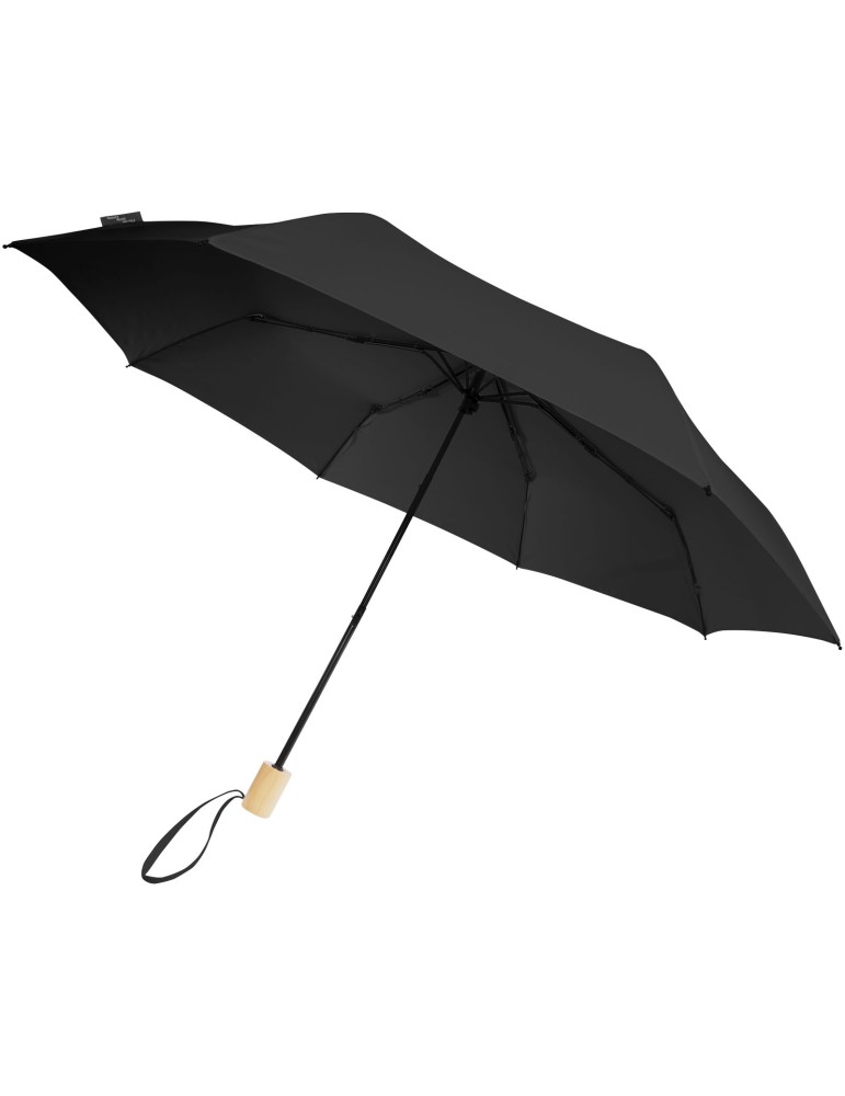 Parapluie 21" pliable windproof en PET recyclé Birgit