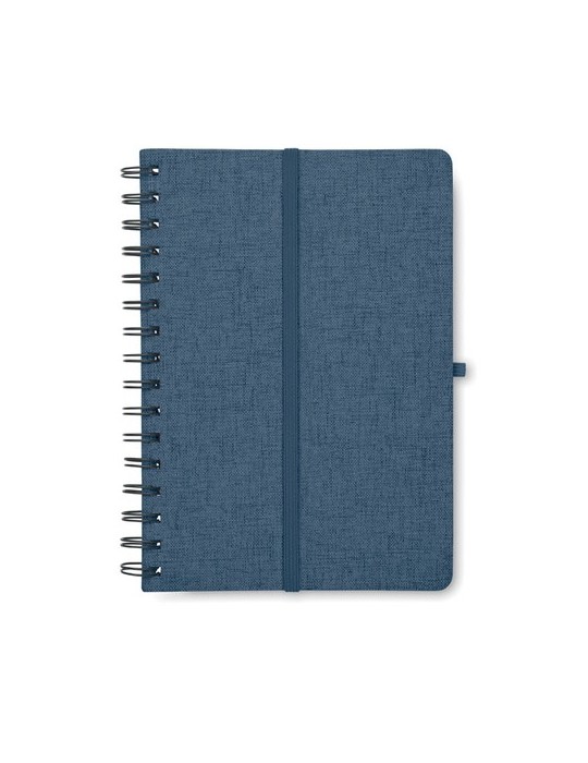Cahier A5 avec support de téléphone publicitaire STRATA