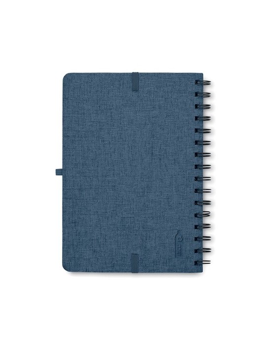 Cahier A5 avec support de téléphone publicitaire STRATA