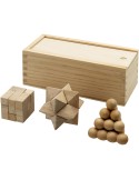 Casse-tête chinois en bois personnalisé, cadeau client | Brainiac