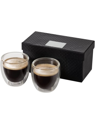 Ensemble de 2 verres à espresso goodies cadeau | Boda
