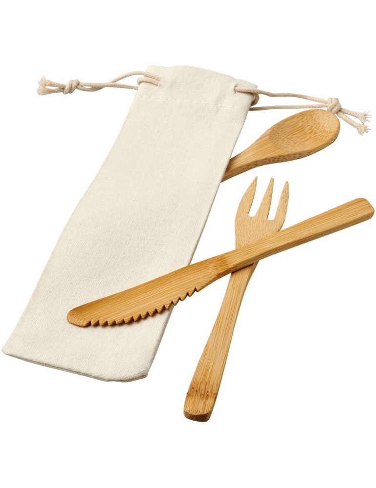 Ensemble de couverts Celuk en bambou