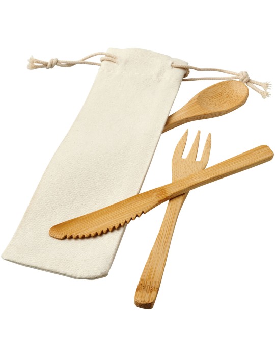 Ensemble de couverts Celuk en bambou
