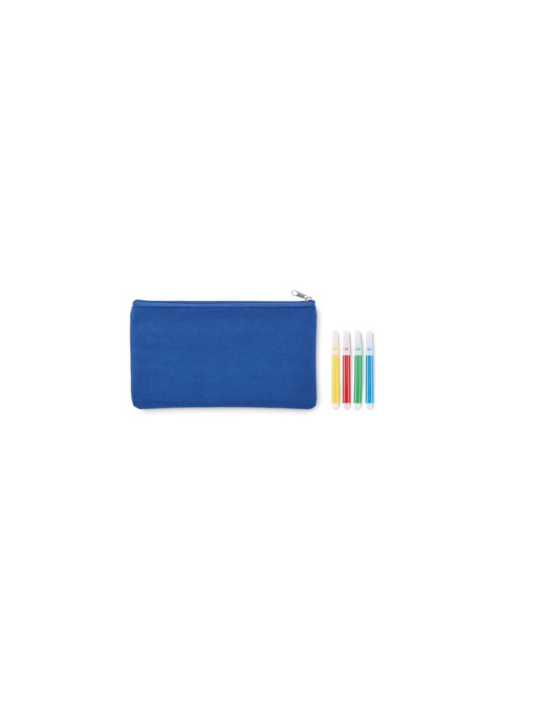 Trousse à crayons avec feutres publicitaire KIDDO