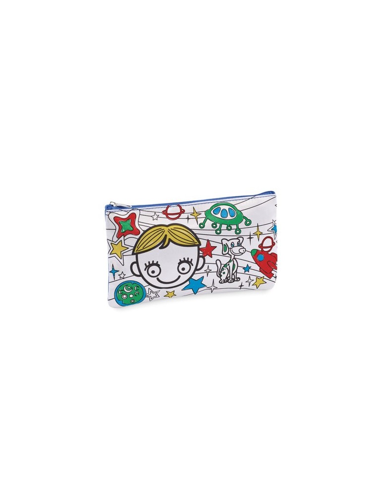 Trousse à crayons avec feutres publicitaire KIDDO