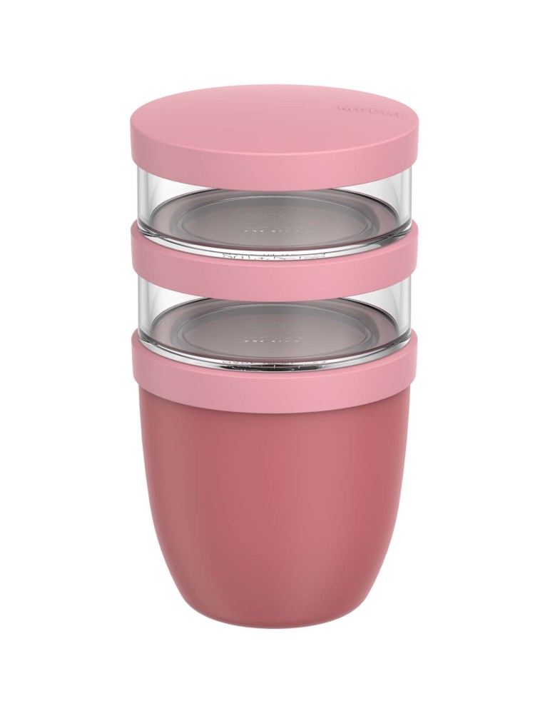 Pot repas Mepal Ellipse 3 pièces de 500 ml + 2 x 200 ml