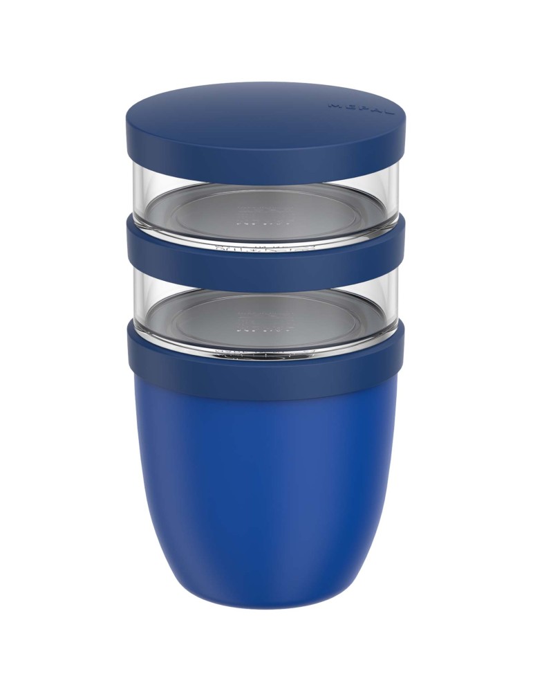 Pot repas Mepal Ellipse 3 pièces de 500 ml + 2 x 200 ml