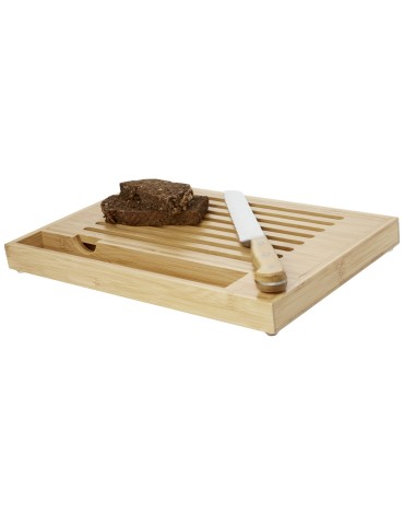 Planche à découper en bambou Pao avec couteau
