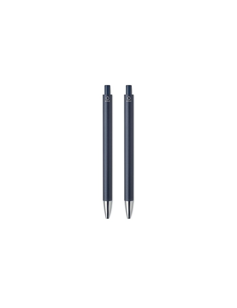 Set de stylos en alu recyclé publicitaire ORWELL