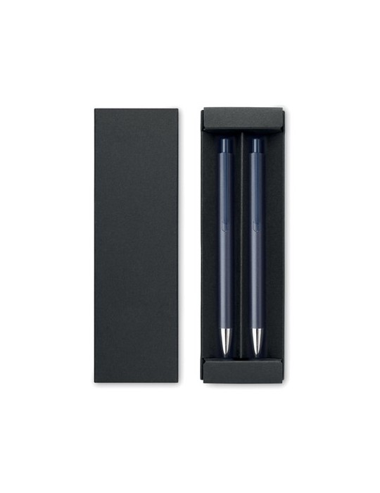 Set de stylos en alu recyclé publicitaire ORWELL