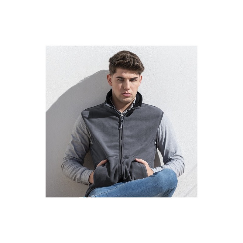 Veste Polaire Personnalisable Éco-responsable - Gilet Forest Matières : polaire Taille textile : M Couleurs : noir goodies entre