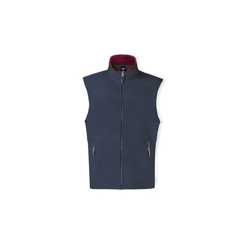 Veste Polaire Personnalisable Éco-responsable - Gilet Forest Matières : polaire Taille textile : M Couleurs : noir accessoire év