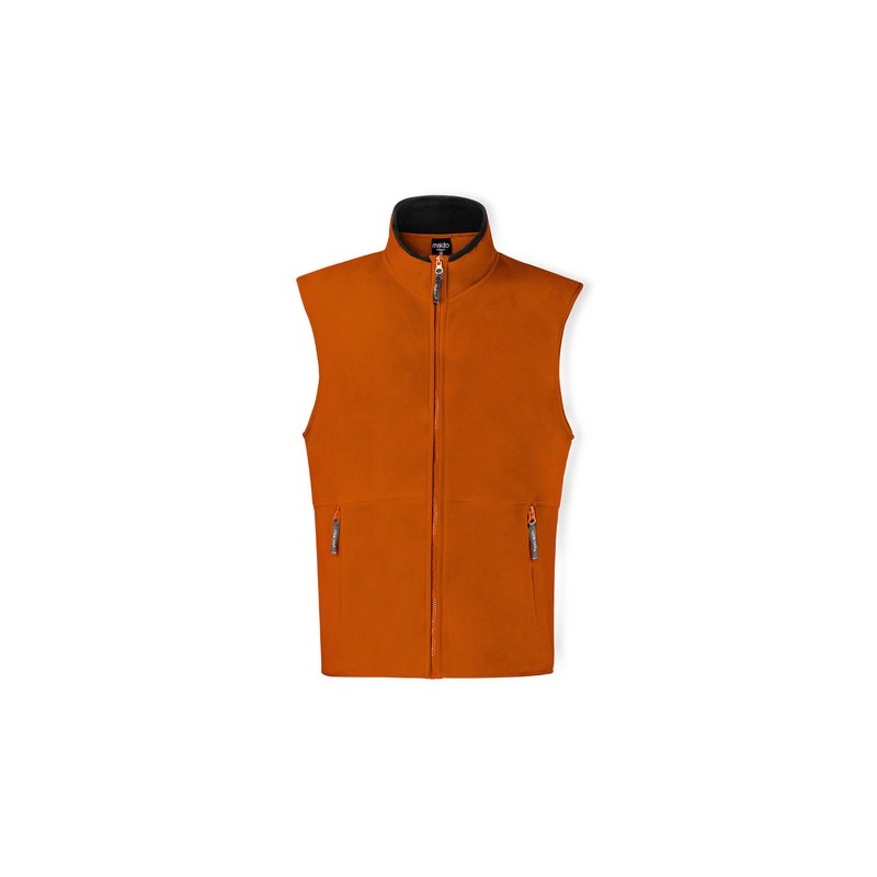 Veste Polaire Personnalisable Éco-responsable - Gilet Forest Matières : polaire Taille textile : M Couleurs : noir personnalisab