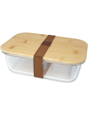 Boîte repas Roby en verre avec couvercle en bambou 1000 ml 2