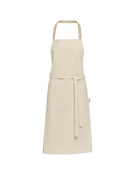 Tablier Nia en coton recyclé 200 g/m²