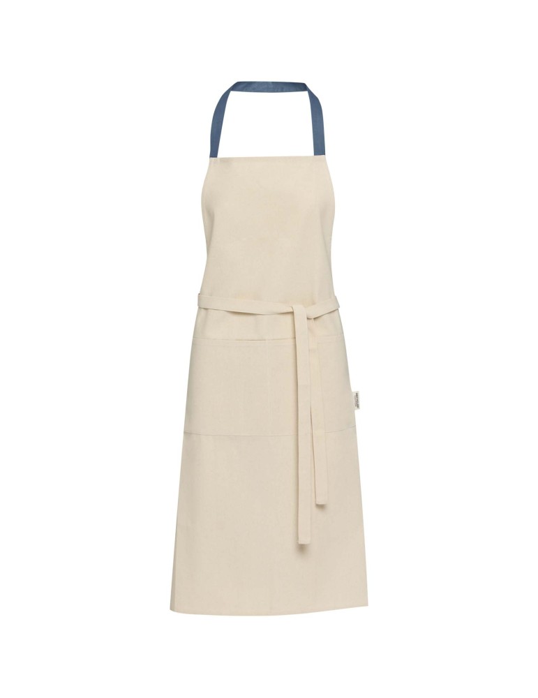 Tablier Nia en coton recyclé 200 g/m²