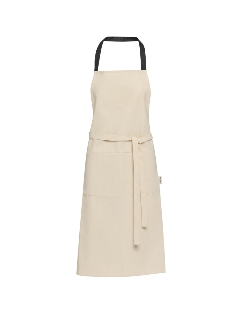 Tablier Nia en coton recyclé 200 g/m²