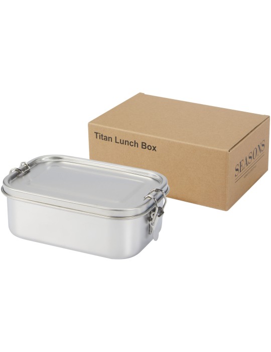Boîte repas Titan en acier inoxydable recyclé 750 ml
