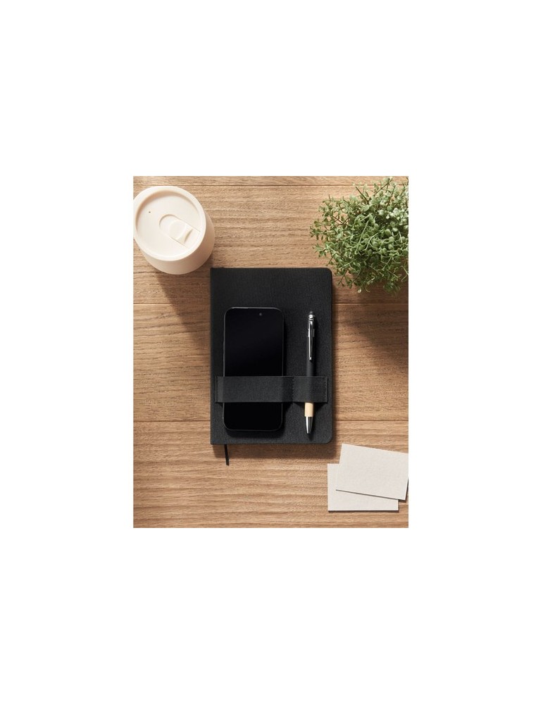 Carnet RPET A5 avec stylo publicitaire NOTA