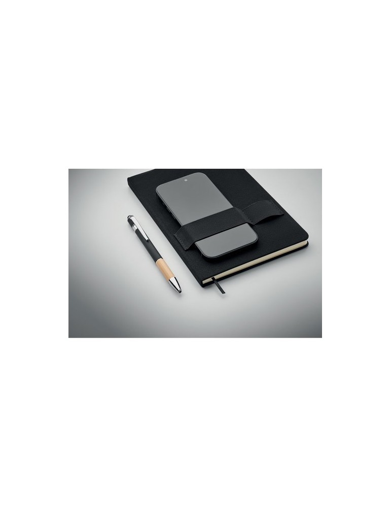 Carnet RPET A5 avec stylo publicitaire NOTA