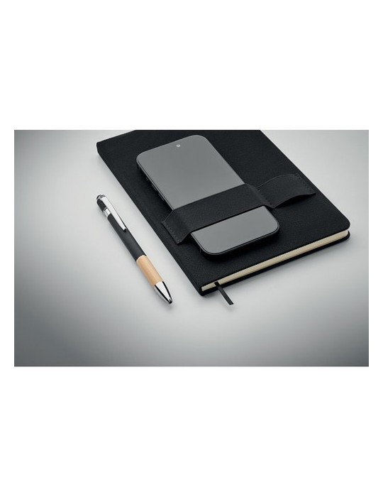 Carnet RPET A5 avec stylo publicitaire NOTA