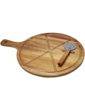 Planche à pizza en acacia goodies cadeau | Timberito