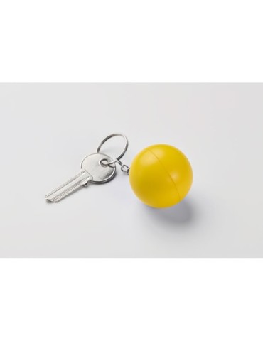 Porte-clés publicitaire boule en PU CIRKELY 2