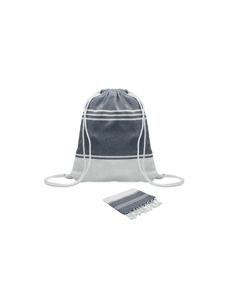 Fouta et sac assorti publicitaires HAMMA