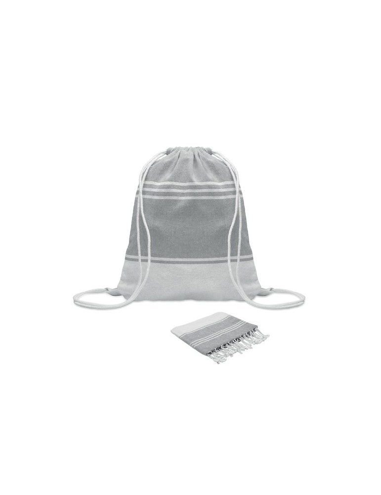 Fouta et sac assorti publicitaires HAMMA