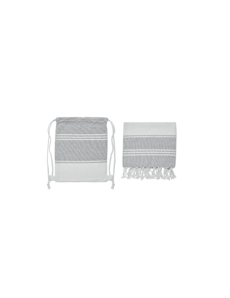 Fouta et sac assorti publicitaires HAMMA
