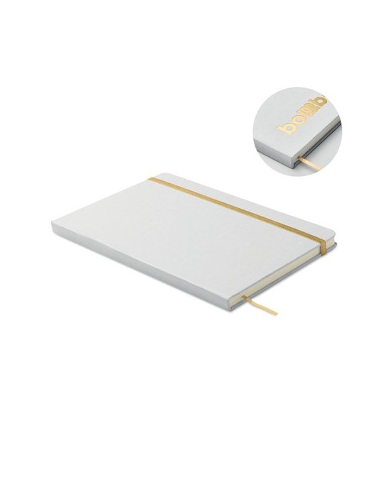 Carnet personnalisé A5 à couleur révélée ROUTE WHITE