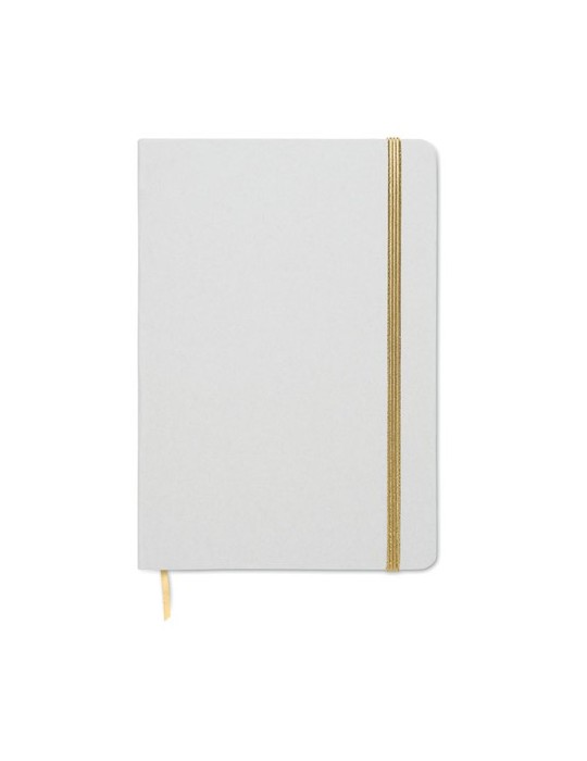 Carnet personnalisé A5 à couleur révélée ROUTE WHITE