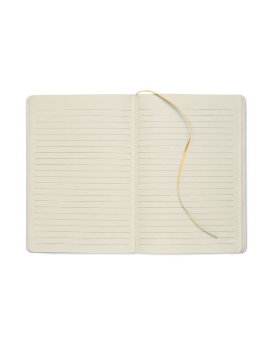 Carnet personnalisé A5 à couleur révélée ROUTE WHITE