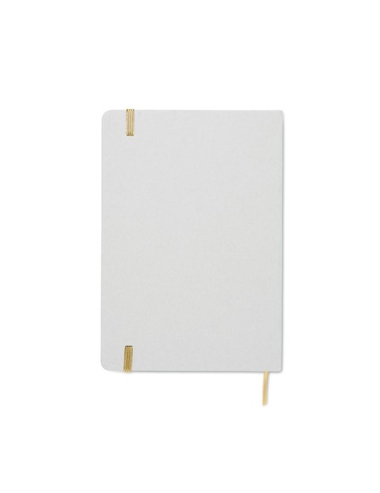 Carnet personnalisé A5 à couleur révélée ROUTE WHITE