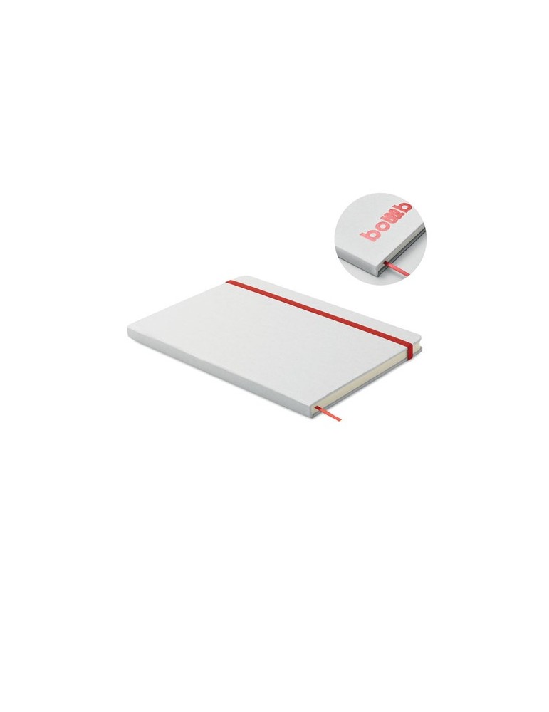 Carnet personnalisé A5 à couleur révélée ROUTE WHITE