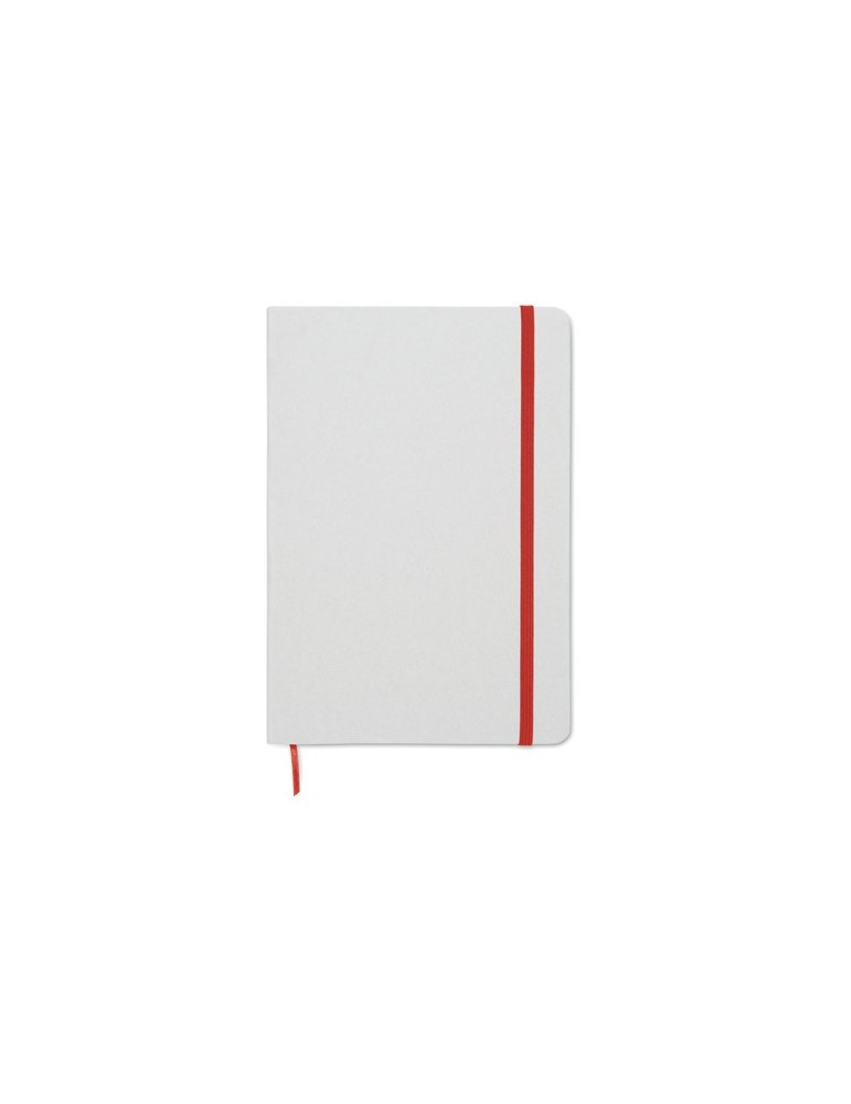 Carnet personnalisé A5 à couleur révélée ROUTE WHITE