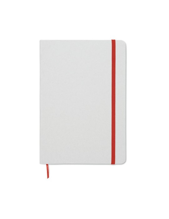 Carnet personnalisé A5 à couleur révélée ROUTE WHITE