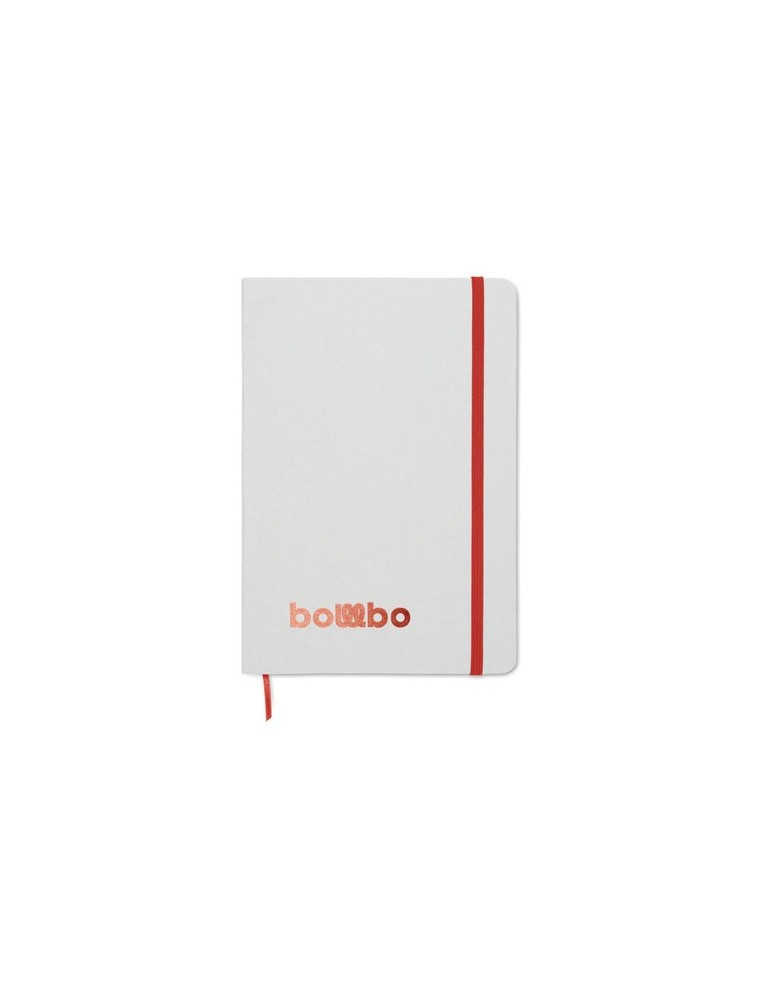 Carnet personnalisé A5 à couleur révélée ROUTE WHITE