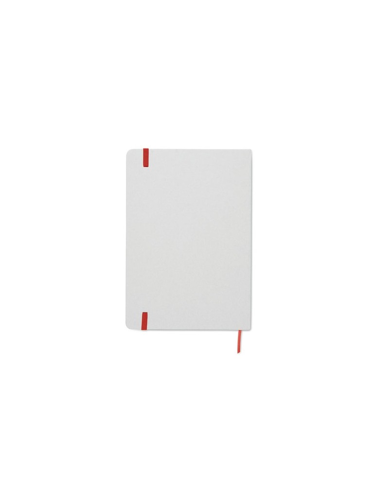 Carnet personnalisé A5 à couleur révélée ROUTE WHITE