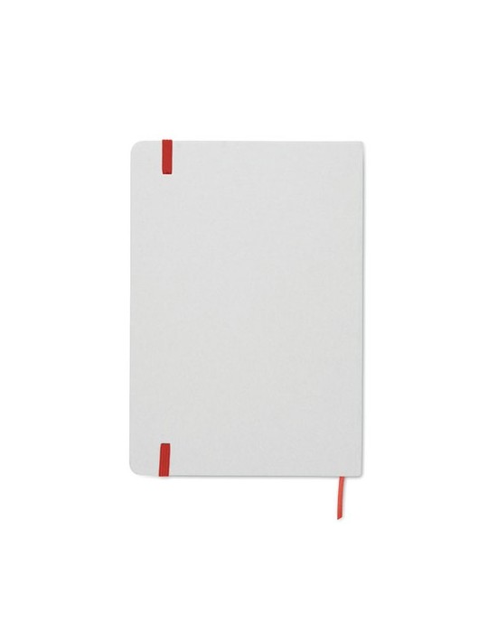 Carnet personnalisé A5 à couleur révélée ROUTE WHITE